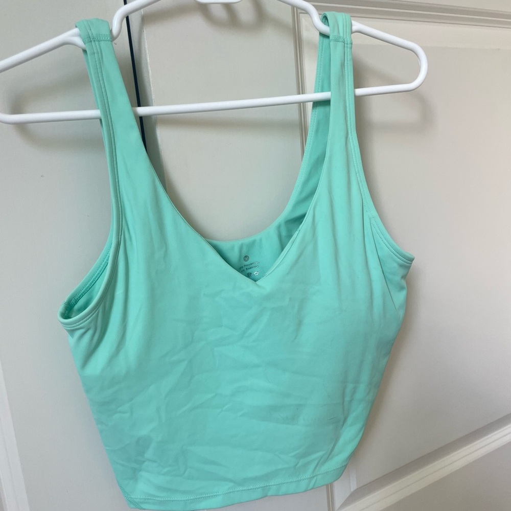 Mint green athletic top